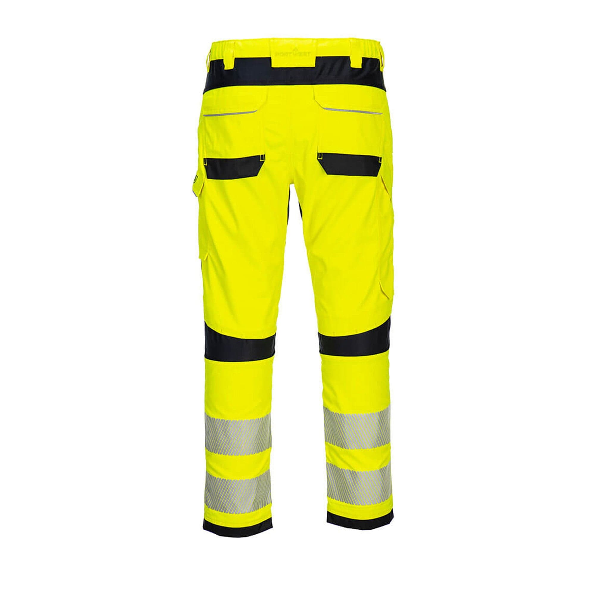 Portwest PW3 Flame Resistant Hi Vis Work Trousers FR406 Reverse