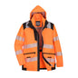 Portwest PW3 Hi-Vis Breathable 5-in-1 Jacket PW367 Orange/Black