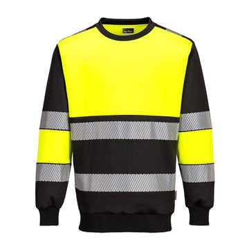 Portwest PW3 Hi Vis Class 1 Sweatshirt PW376