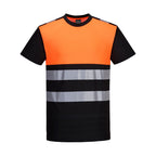 portwest pw3 hi vis cotton comfort t shirt pw311 orange