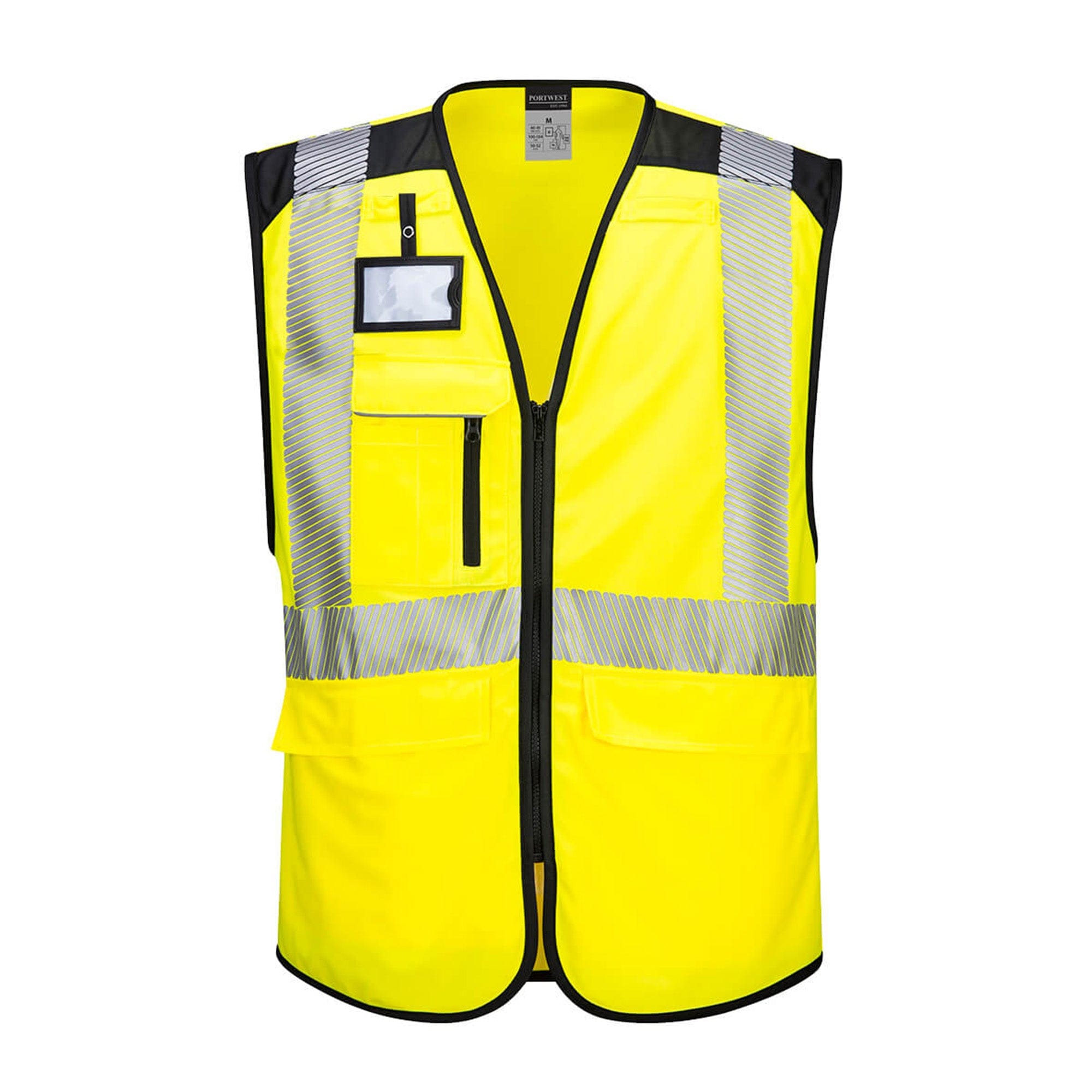 Portwest PW3 Hi Vis Executive Vest PW309 Yellow