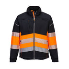 Portwest PW3 Hi Vis Softshell (3L) PW375 Black/Orange