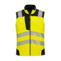 Portwest PW3 Hi Vis Softshell Gilet PW325 Yelow/Black