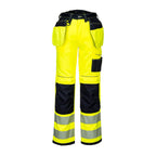 Portwest PW3 Hi-Vis Stretch Holster Pocket Trousers PW306 Yellow/Black
