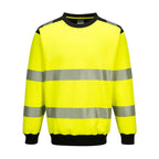Portwest PW3 Hi Vis Sweatshirt PW379 Yellow/Black