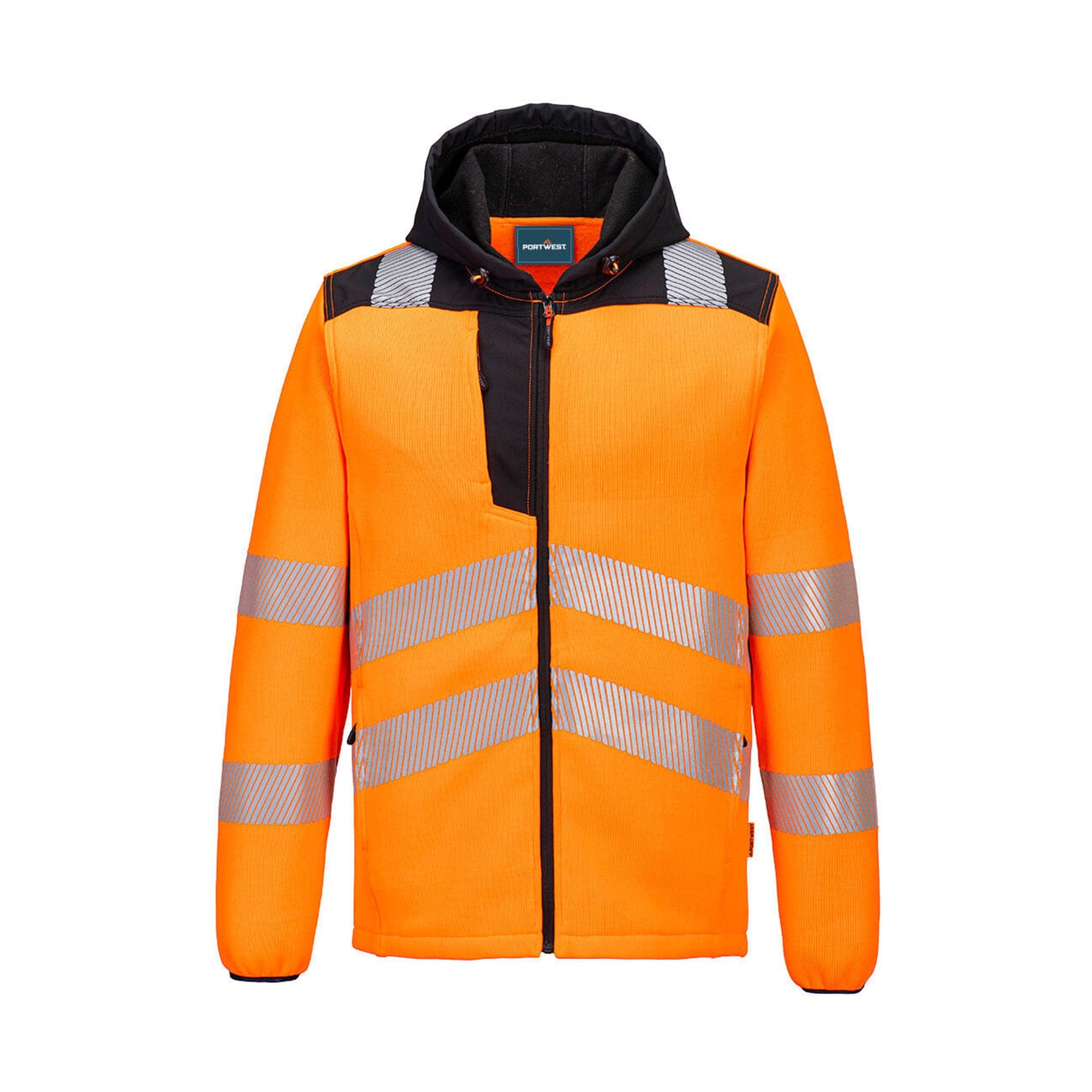 Portwest PW3 Hi Vis Technical Fleece PW335 Orange/Black