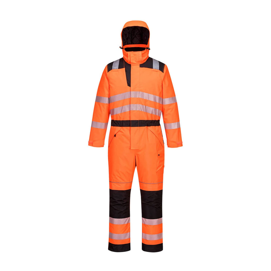 portwest pw3 hi vis winter coverall pw352 orange