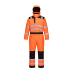portwest pw3 hi vis winter coverall pw352 orange
