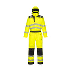 portwest pw3 hi vis winter coverall pw352 yellow