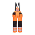 portwest pw3 hi vis winter trousers pw351 orange