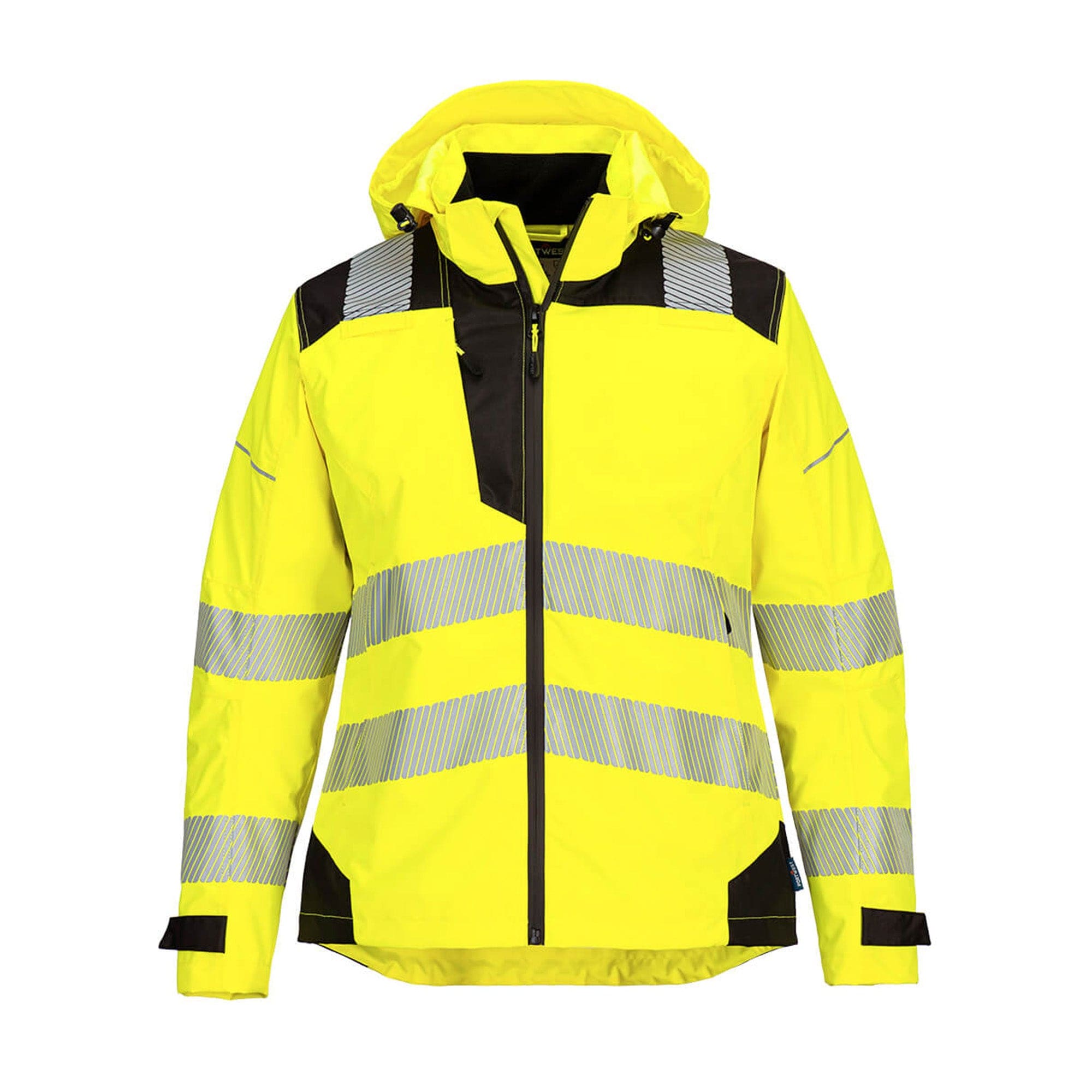 Portwest PW3 Hi Vis Women's Rain Jacket PW389 Yellow/Black