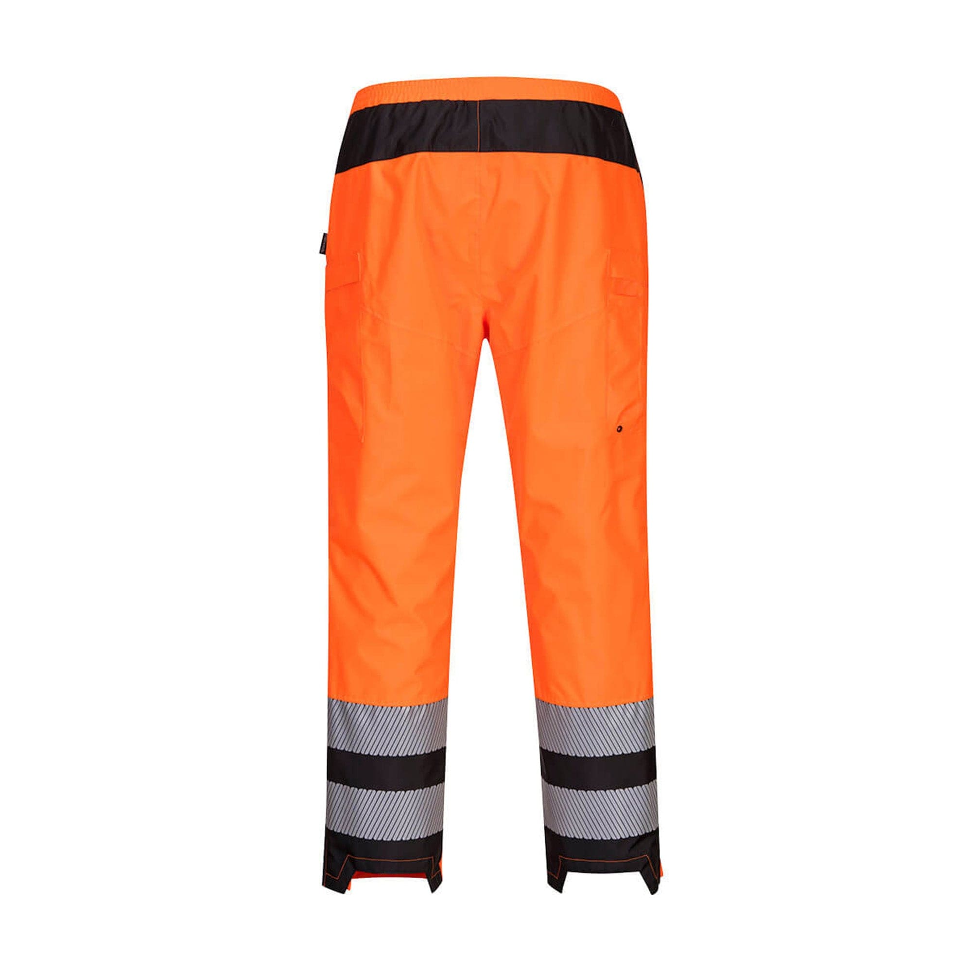 Portwest PW3 Hi-Vis Women's Rain Trousers PW386 Orange/Black rear