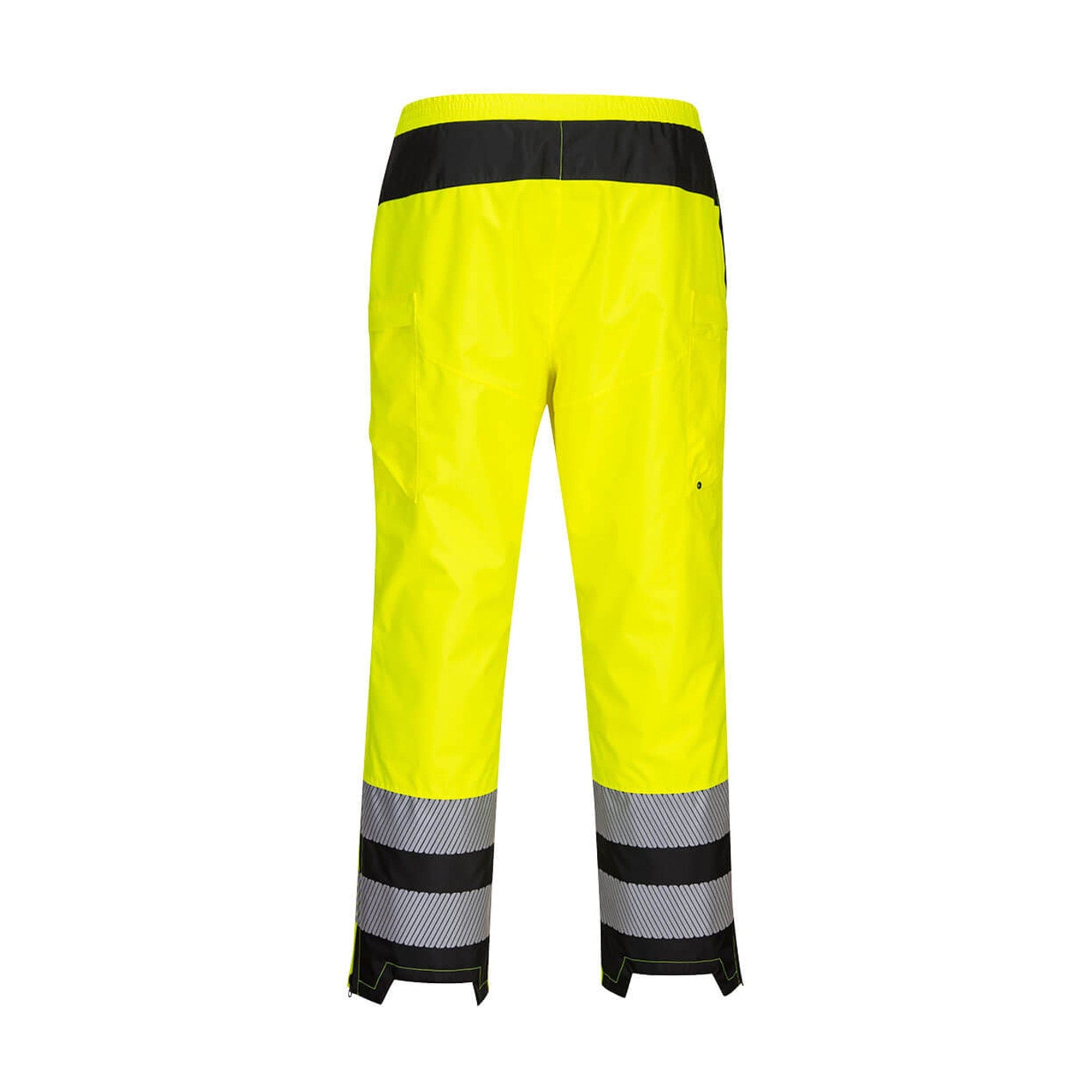 Portwest PW3 Hi-Vis Women's Rain Trousers PW386 Yellow/Black rear