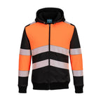Portwest PW3 Hi Vis Zipped Winter PW377 Orange/Black
