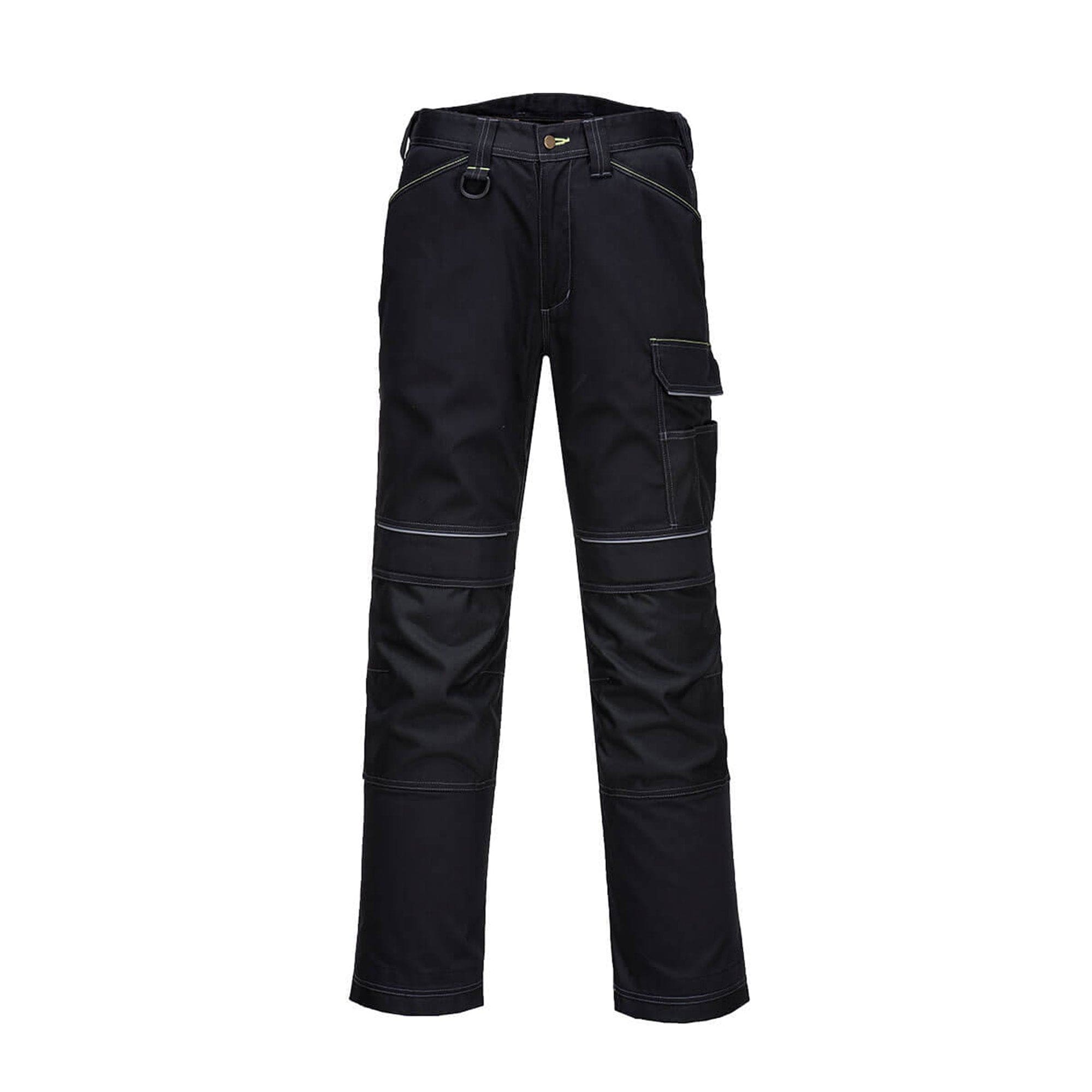 portwest pw3 lightweight stretch trousers pw304 black