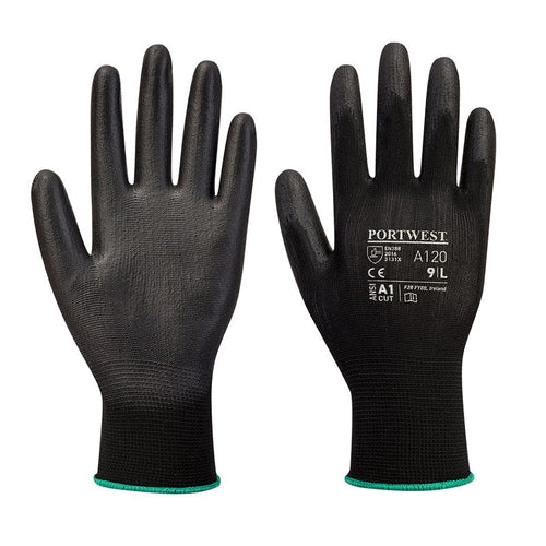 portwest seamless palm glove a120