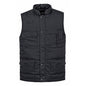 portwest shetland body warmer s414 black front warm