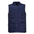portwest shetland body warmer s414 navy front industrial