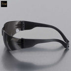 portwest smoked lens wrap around spectacle pw32 side