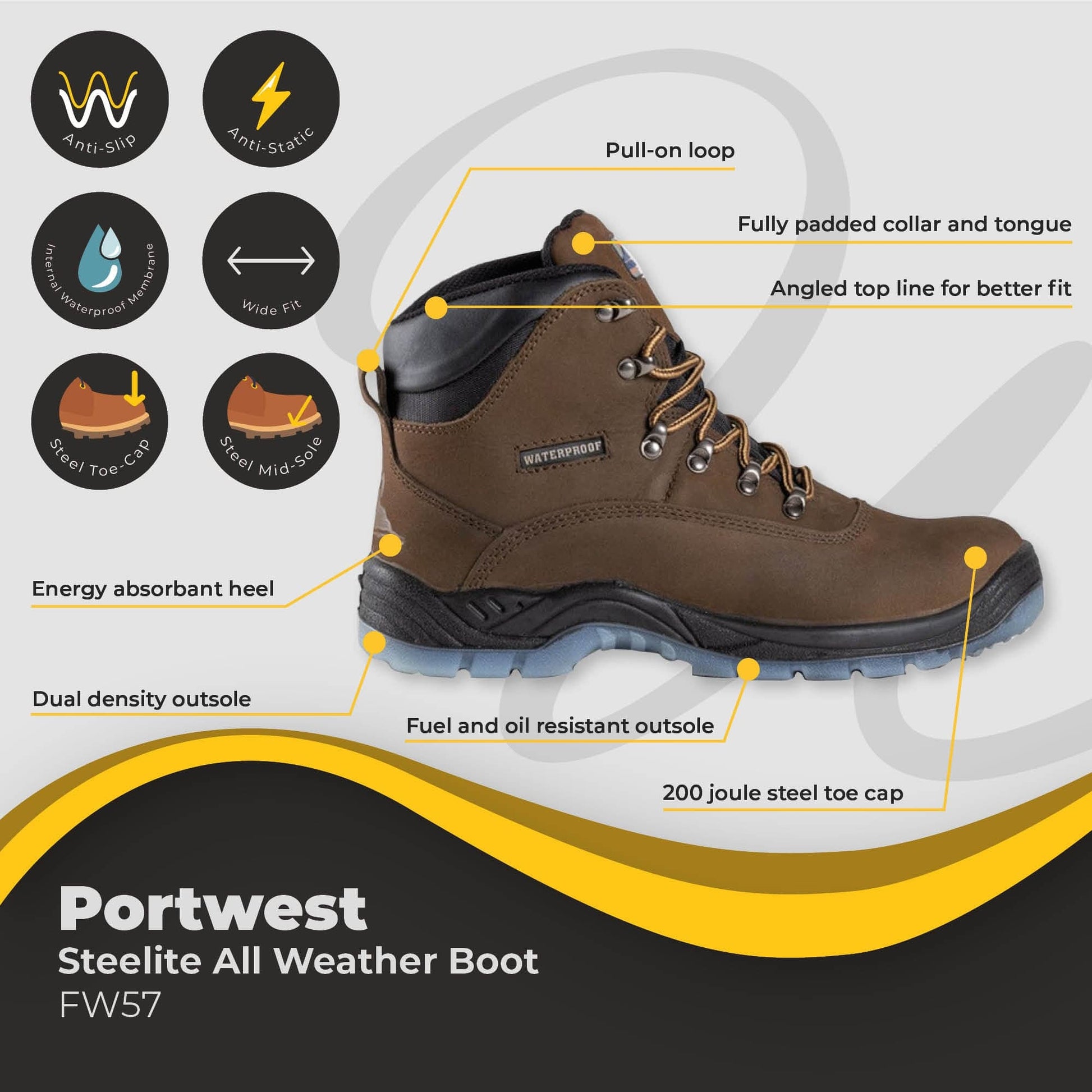 portwest steelite all weather boot fw57 dd857 05