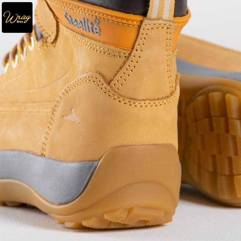 portwest steelite constructions nubuck boot s3 hro fw32 heat resistant outsole honey