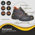 portwest steelite kumo s3 boots fw24 dd121 03