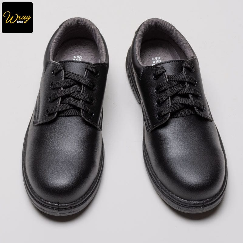 portwest steelite laced safety shoe s2 fw80 black microfibre material padded