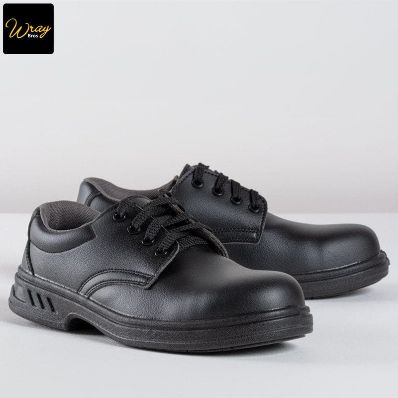portwest steelite laced safety shoe s2 fw80 black steelite laced safety shoe
