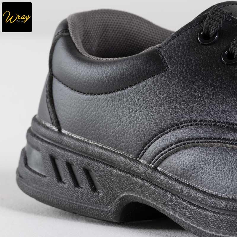 portwest steelite laced safety shoe s2 fw80 black washable safety footwear
