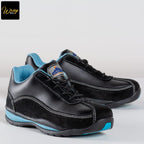 portwest steelite ladies safety trainer fw39 blue pair