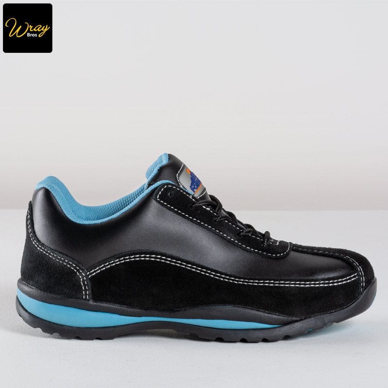 portwest steelite ladies safety trainer fw39 blue