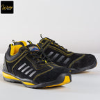 portwest steelite lusum safety trainer s1p fw34 yellow vibrant sports safety trainer