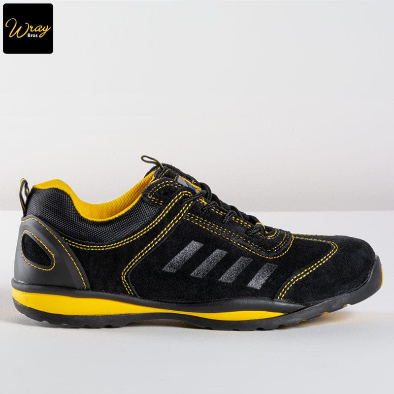 portwest steelite lusum safety trainer s1p fw34 yellow