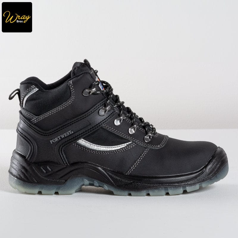 portwest steelite mustang boot s3 fw69 bblack