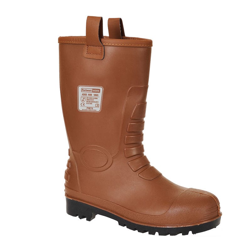 portwest steelite neptune rigger boot S5 FW75 tan