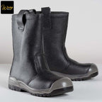 portwest steelite rigger boot tan traditional work shoe black