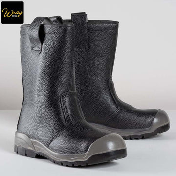 portwest steelite rigger boot tan traditional work shoe black