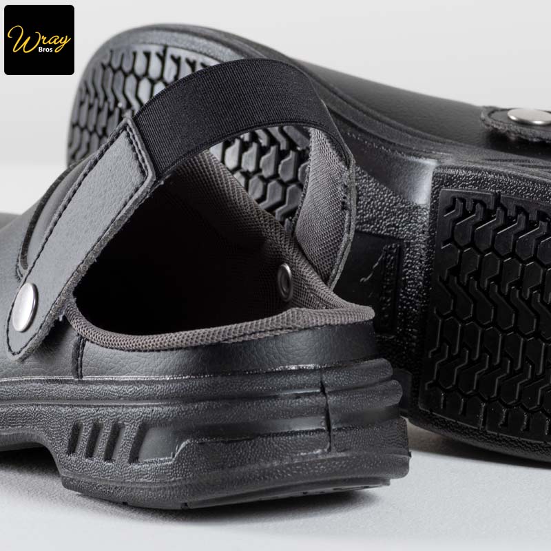 portwest steelite safety clog sb fw82 black ideal for clean room