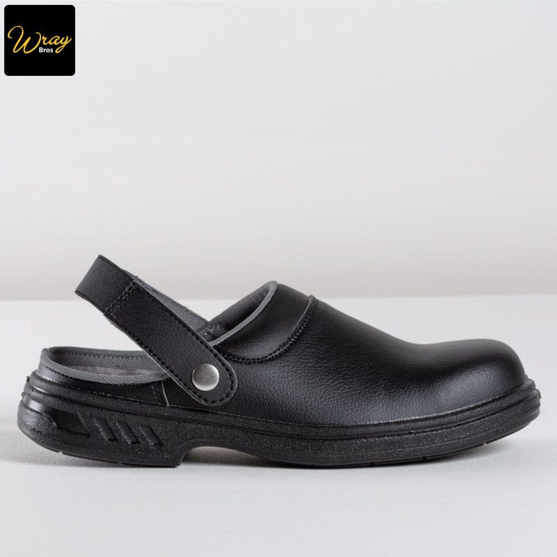 portwest steelite safety clog sb fw82 black