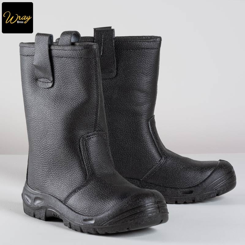 portwest steelite scuff cap rigger boot s3 ci fw29 black pair dual density sole unit