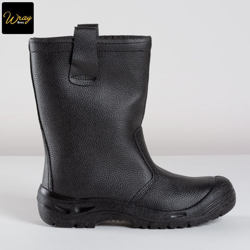 portwest steelite scuff cap rigger boot s3 ci fw29 black steel mid sole