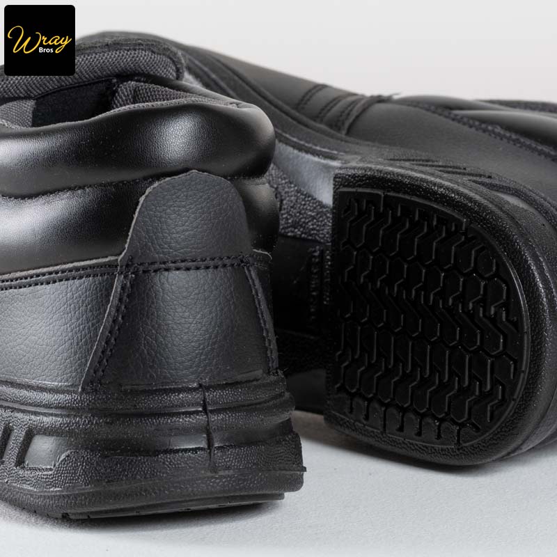 portwest steelite slip on safety boot s2 fw83 black slip resistant outsole