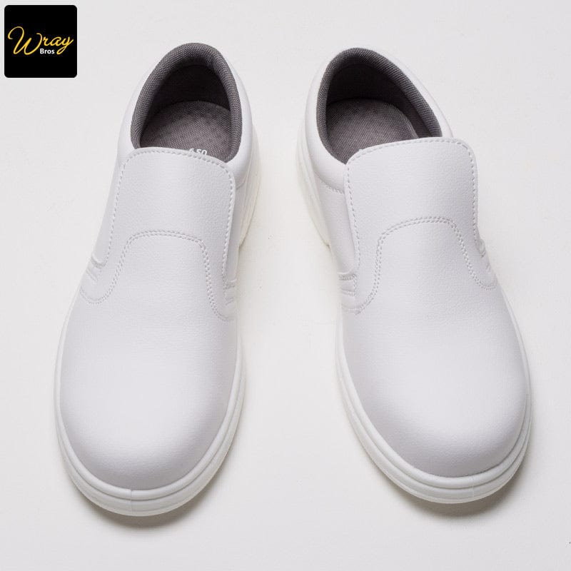 portwest steelite slip on safety shoe s2 fw81 padded collars comfort white