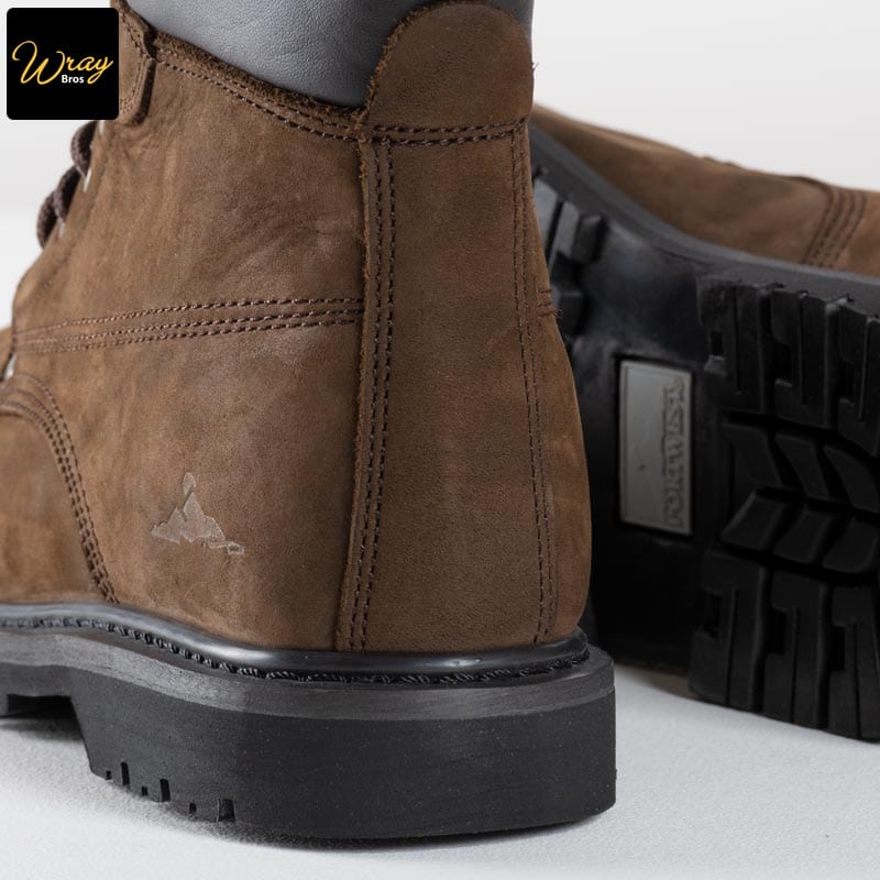 portwest steelite welted safety boot sb fw17 brown heel detail