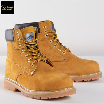 portwest steelite welted safety boot sb fw17 honey pair