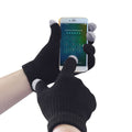 portwest touchscreen knit glove gl16 black