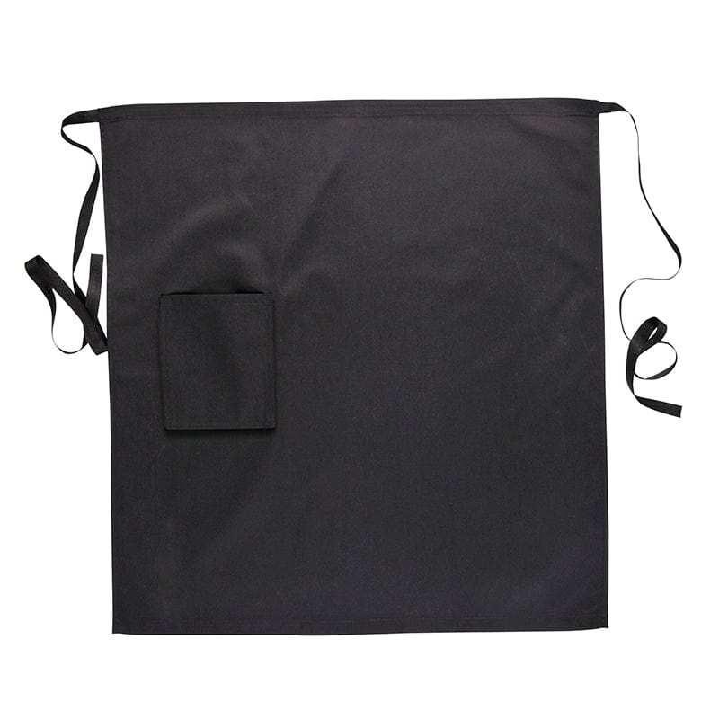 portwest waist apron with pocket s794 black tie pocket