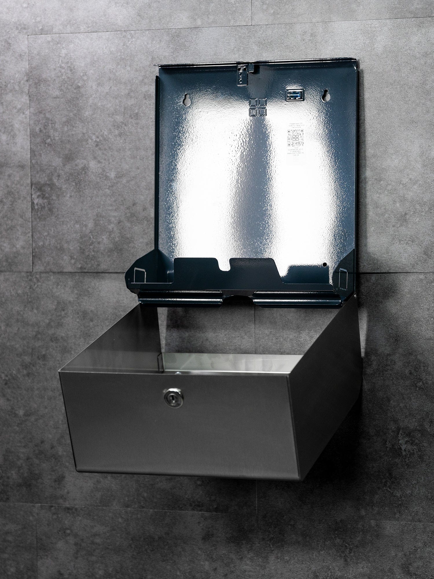 poweder coated internal washroom dispenser