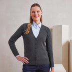 Premier Women's Button Knitted Cardigan PR697