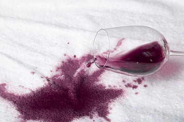 red wine stain on carpet